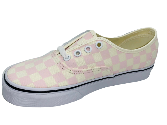 Baby pink 2025 checkered vans