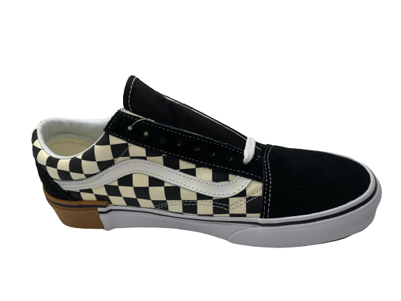 Vans old skool 2025 checkerboard gum block