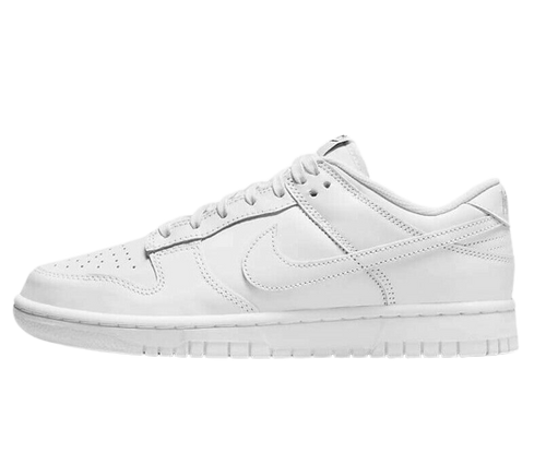 NIKE DUNK LOW TRIPLE WHITE WOMAN
