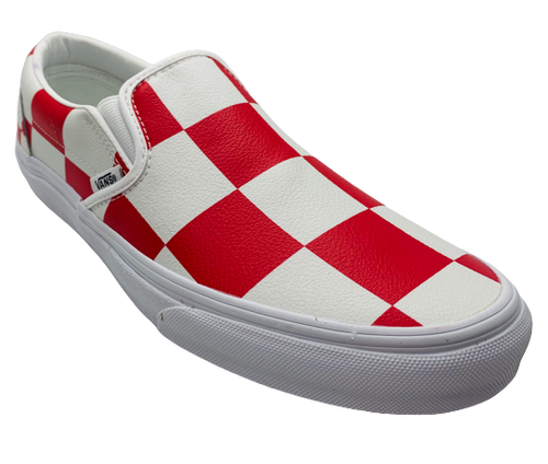 VANS CLASSIC SLIP-ON (LEATHER CHECK)