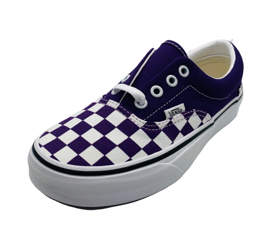 Vans Era Checkerboard 6.5 Violet True White