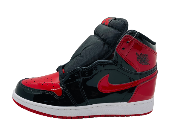 JORDAN 1 RETRO HI OG PATENT BRED RED/BLCK